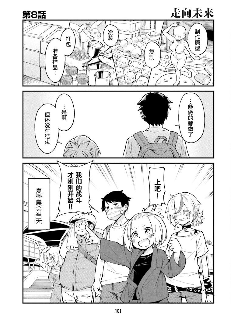 手办原型师参与的比赛漫画,第8话1图