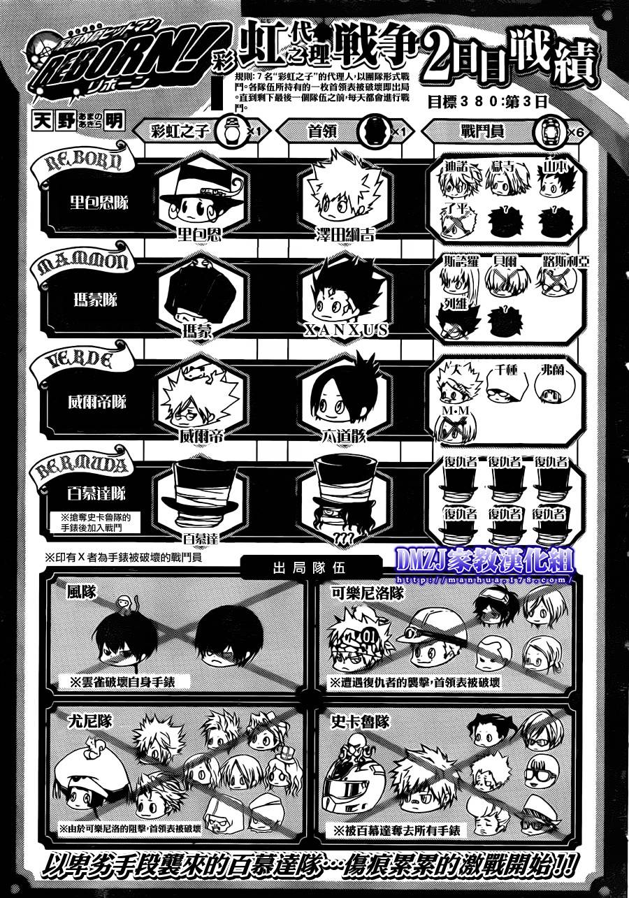 家庭教师x催眠2漫画,第380话第3目1图
