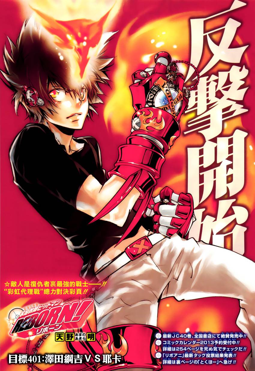 家庭教师游戏漫画,第401话泽田纲吉vs耶卡v21图