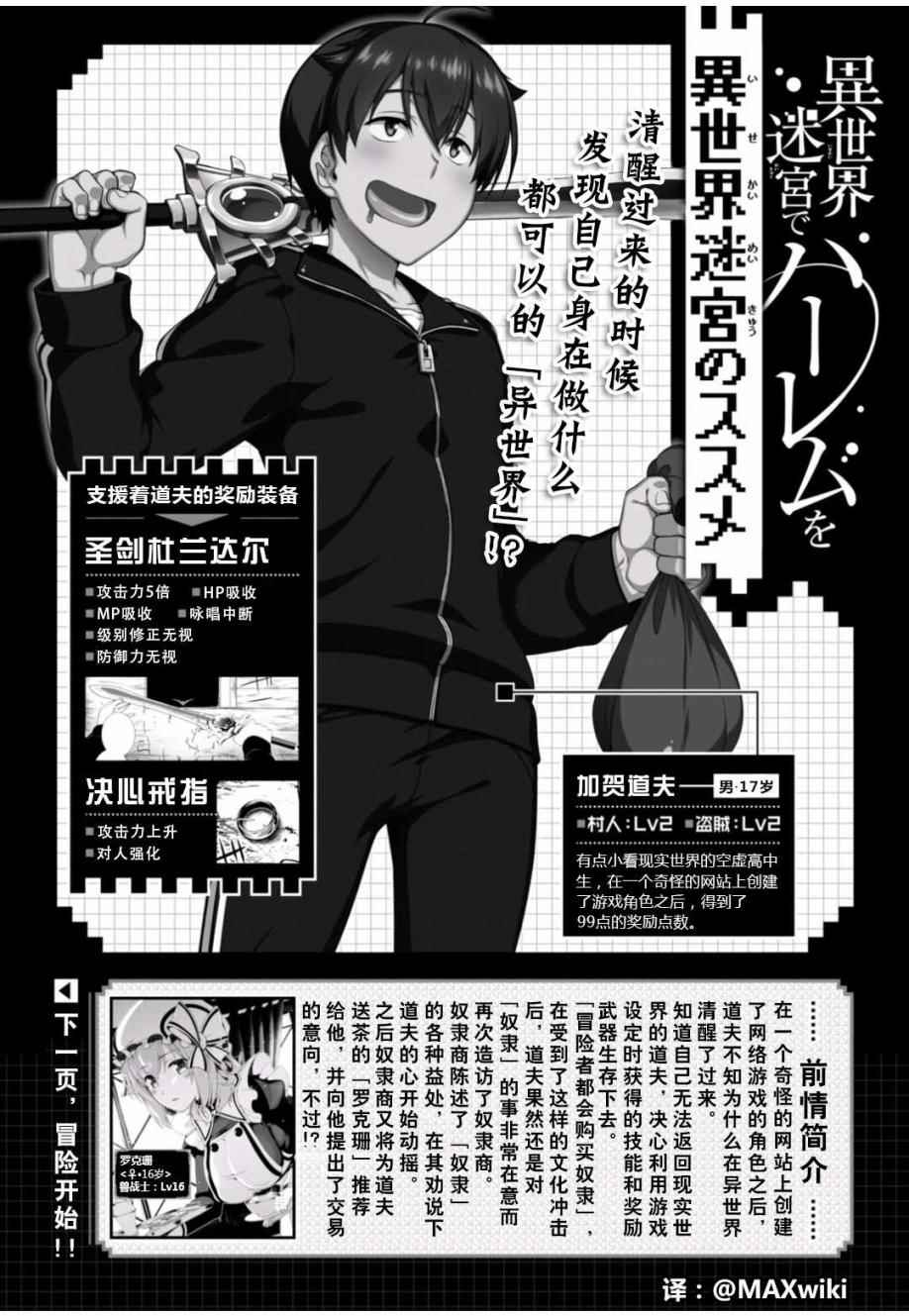 在异世界迷宫开后宫第几季好看漫画,第4话1图