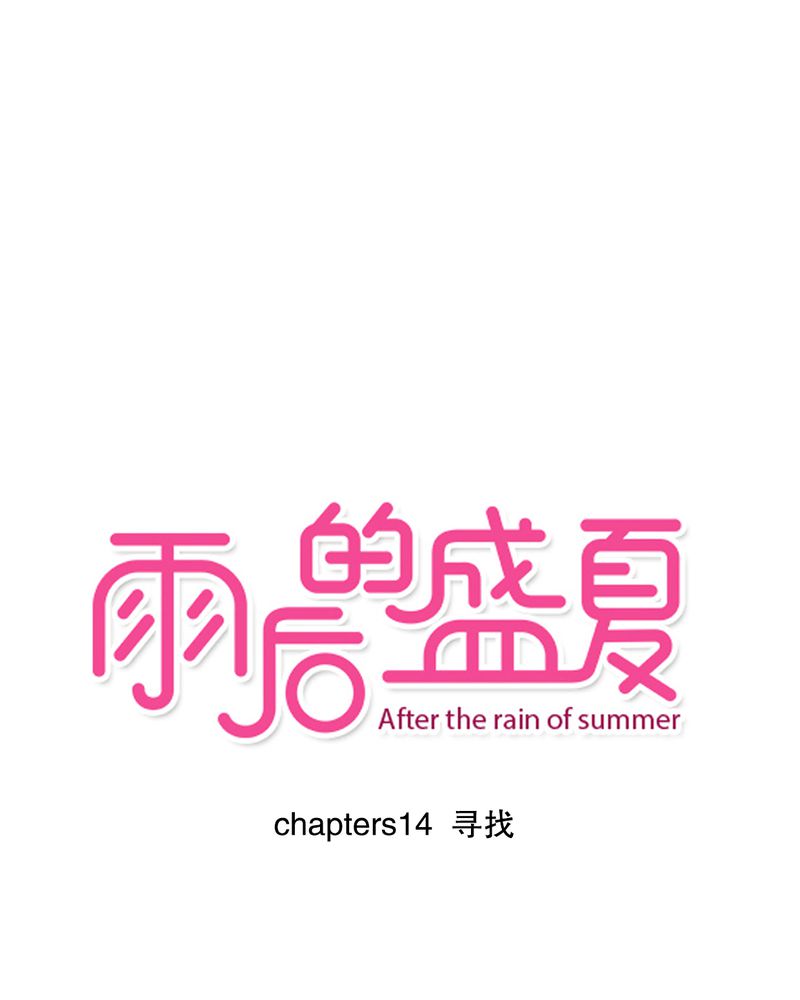 雨后的盛夏结局漫画,第14章：寻找1图