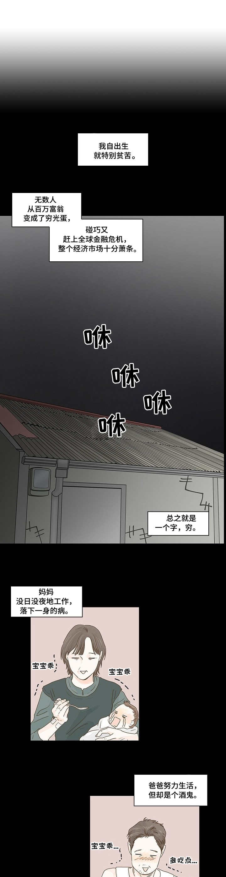 秘密之间韩漫漫画,第1章：贫困1图