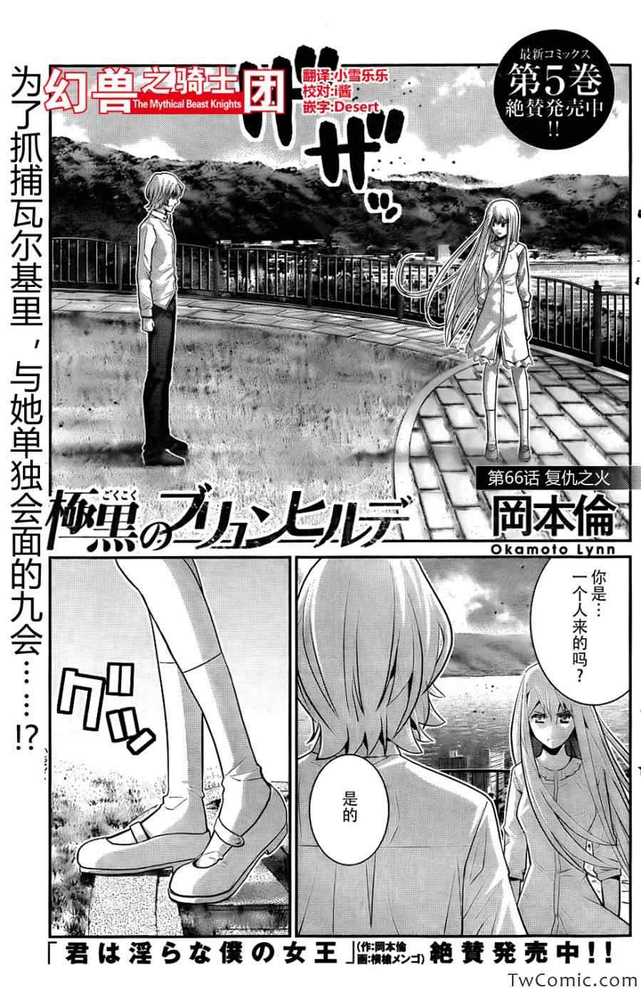 极黑的布伦希尔特作者漫画,第66话复仇之火1图