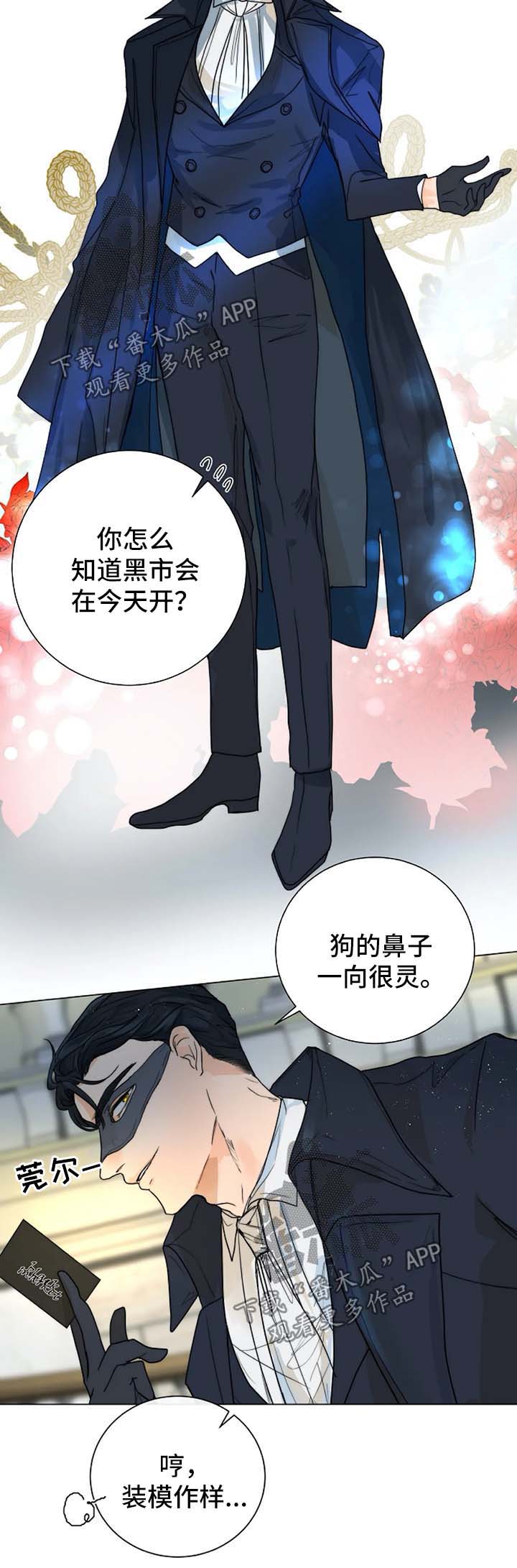 目标收入是什么意思漫画,第34章：进入黑市2图