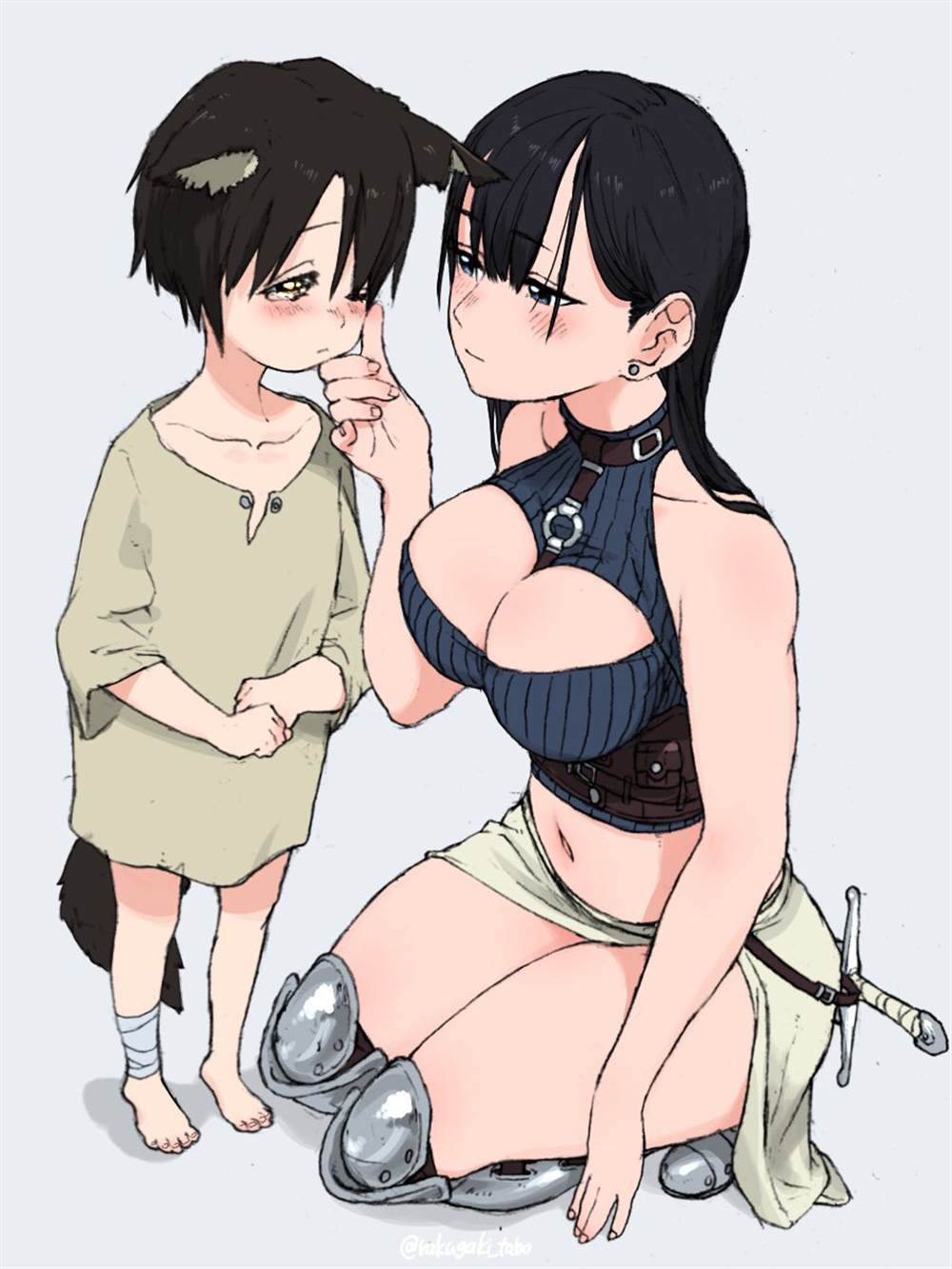 跨越种族的爱情动漫推荐漫画,推特短篇15图