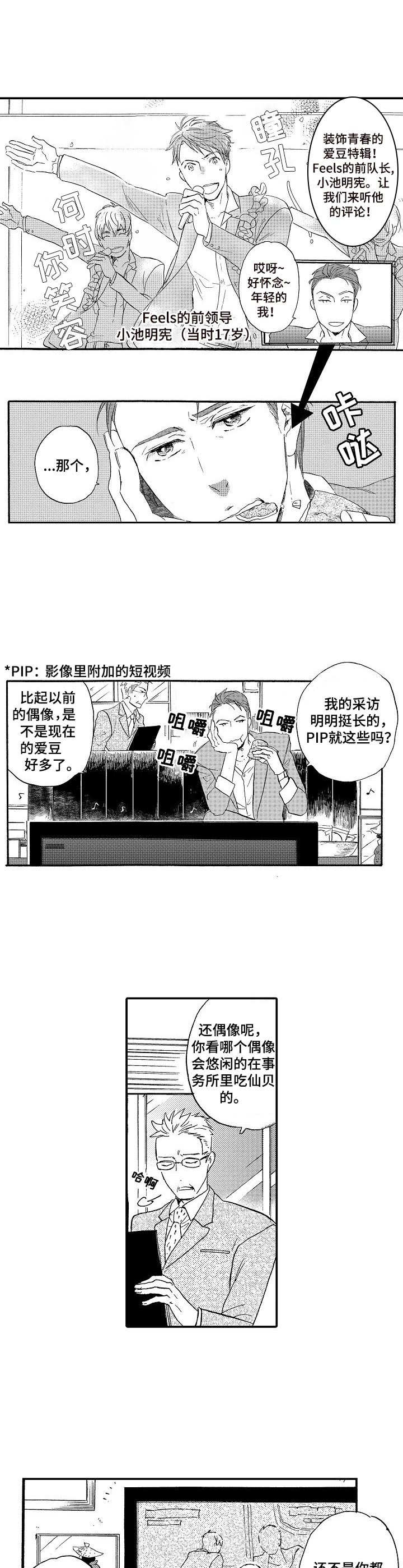 粉丝经典搞笑留言漫画,第1章：新经纪人1图