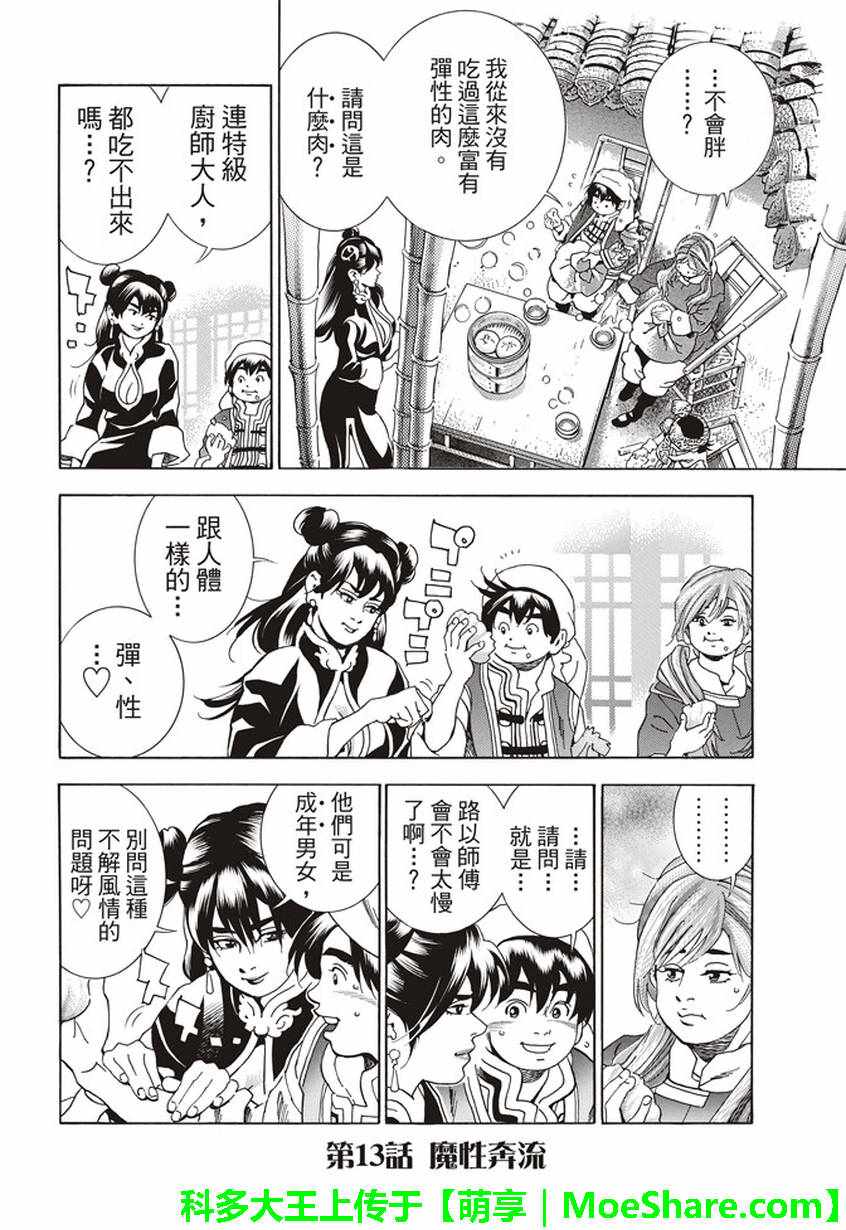 中华小当家干脆面漫画,极13 魔性奔流3图
