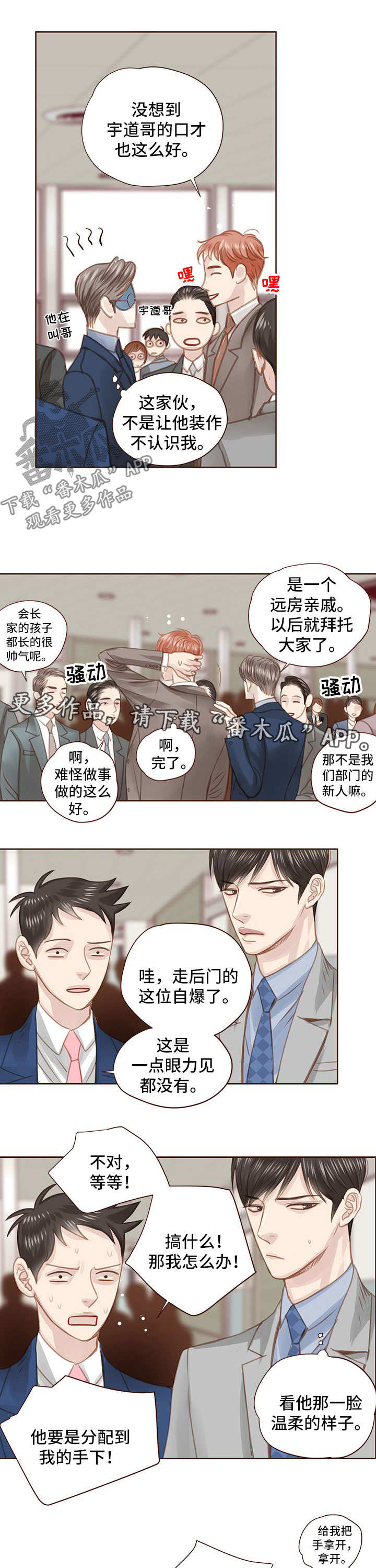 轻狂年少不知时光贵全诗漫画,第49章：三角恋1图