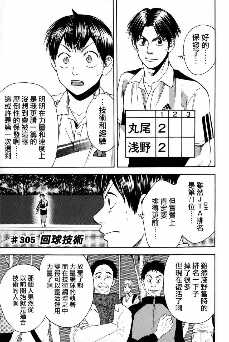 网球优等生第2季漫画,第305话1图
