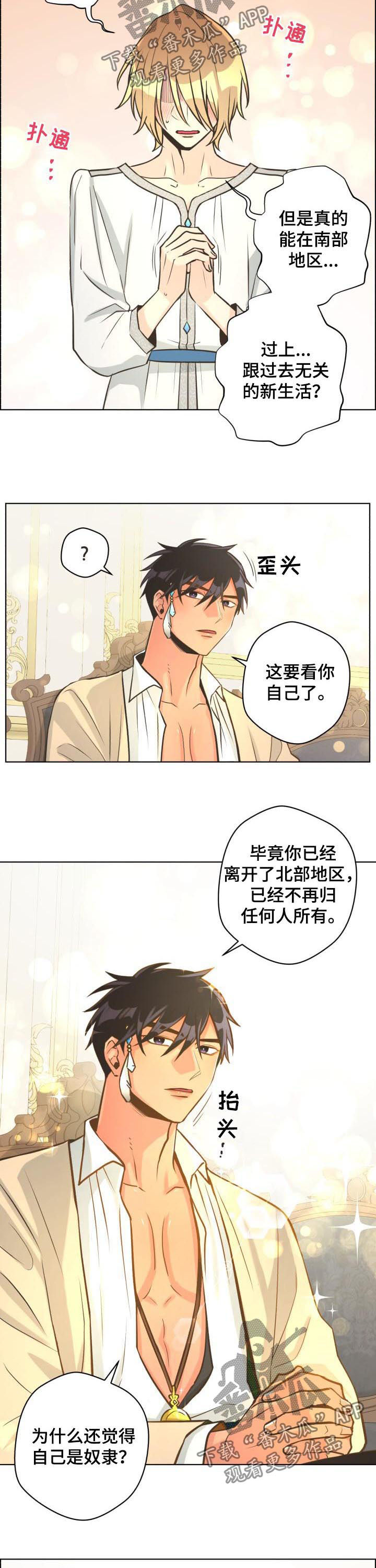 比索洛尔氨氯地平片功效漫画,第28章：不再是奴隶5图