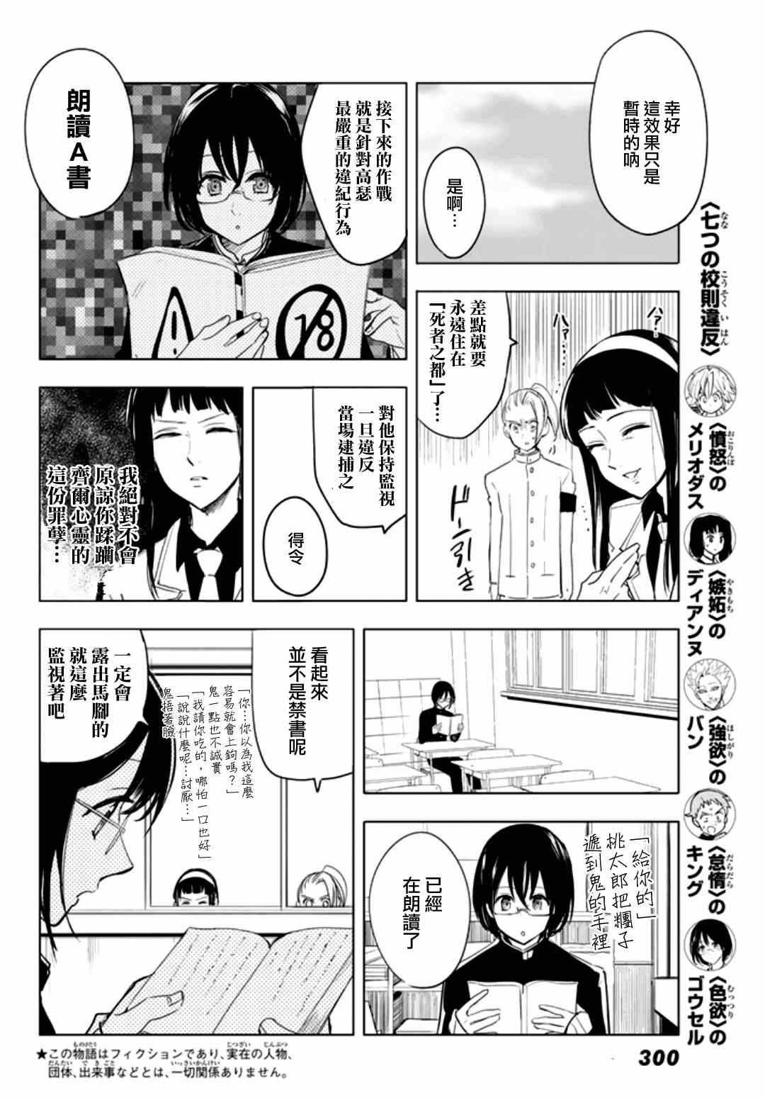 七人传奇强度排行榜漫画,七原罪学园064图