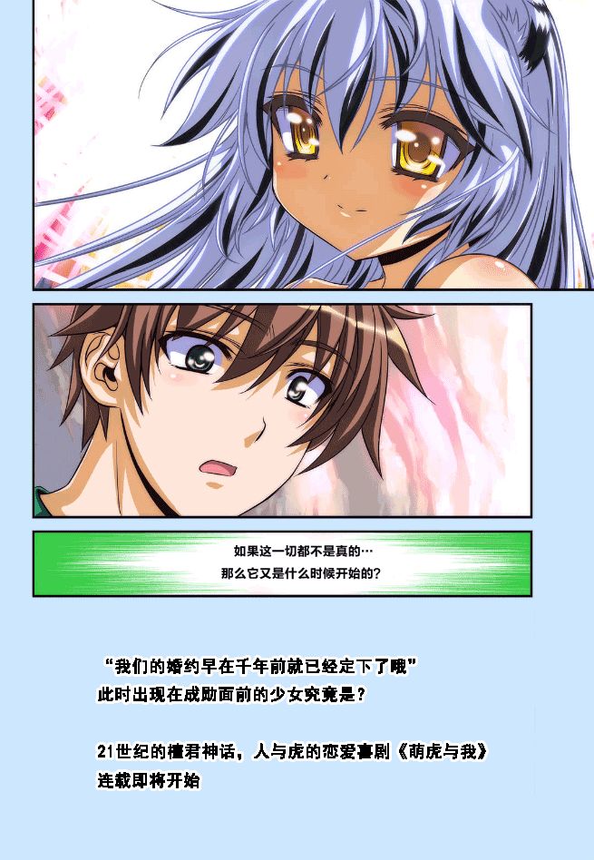 萌虎和萌猪漫画,汉化预告3图