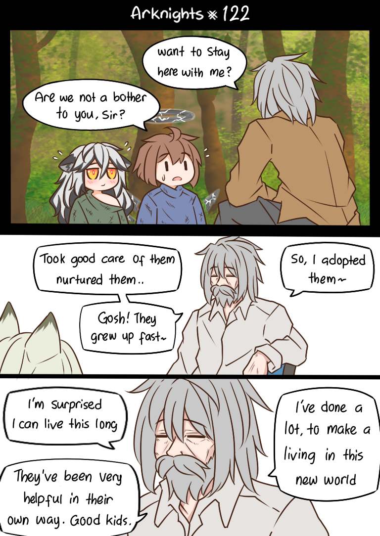 明日方舟老年博士假死漫画,第122话5图