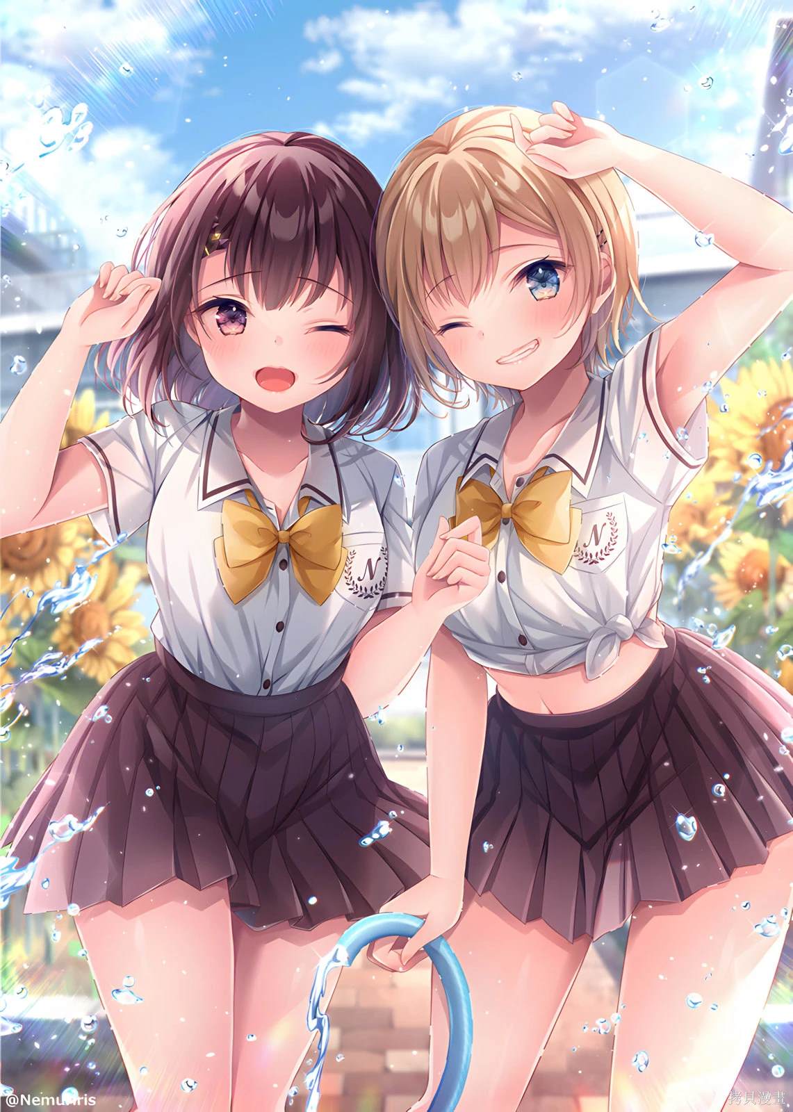 剪短发的女生文案漫画,第70.5话2图