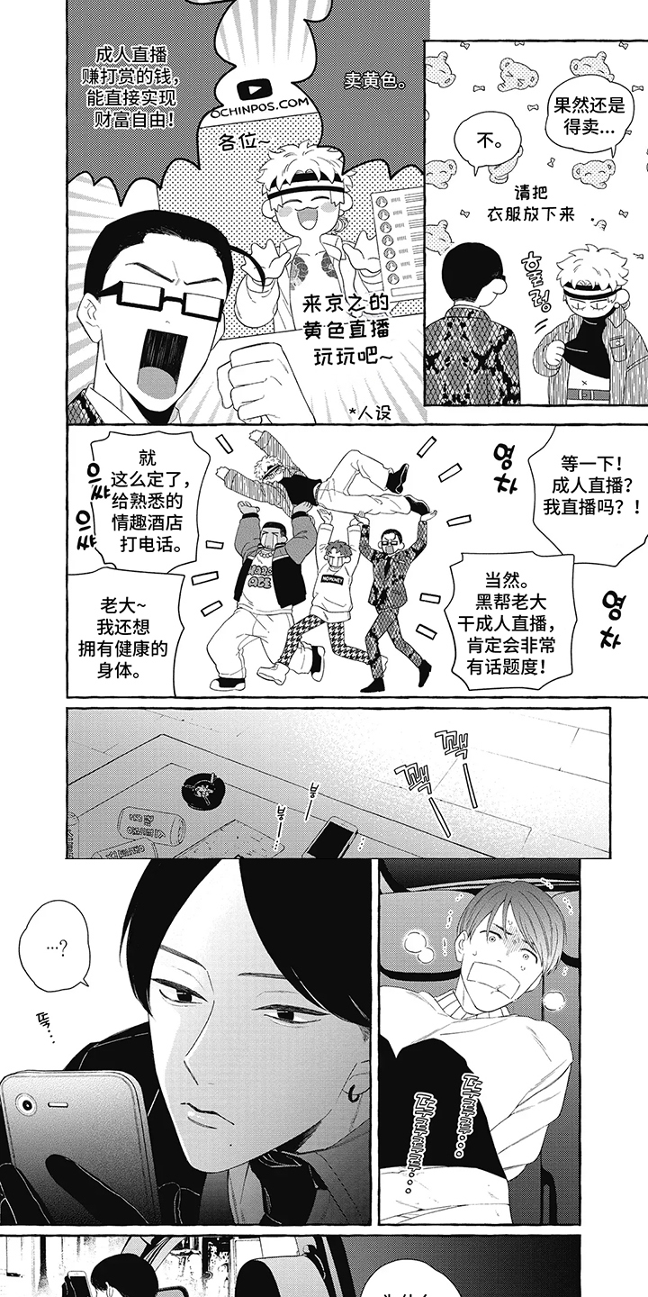 黑帮打工记漫画漫画,第2话1图