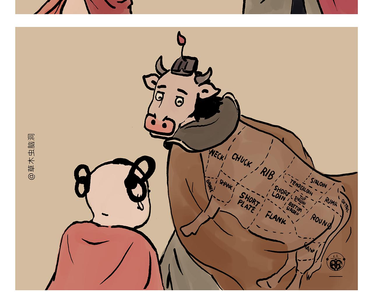 绘心绘色健康成长手抄报简单漫画,第388话 礼物披风3图