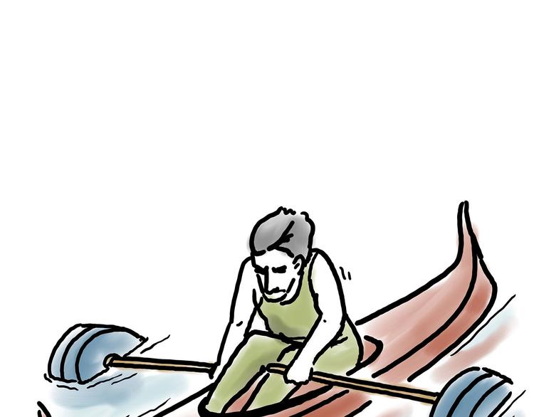 绘心成长绘画作品漫画,水上芭蕾5图