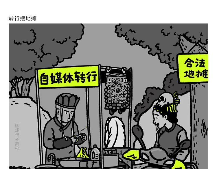 绘心是什么意思漫画,第280话 转行摆地摊1图