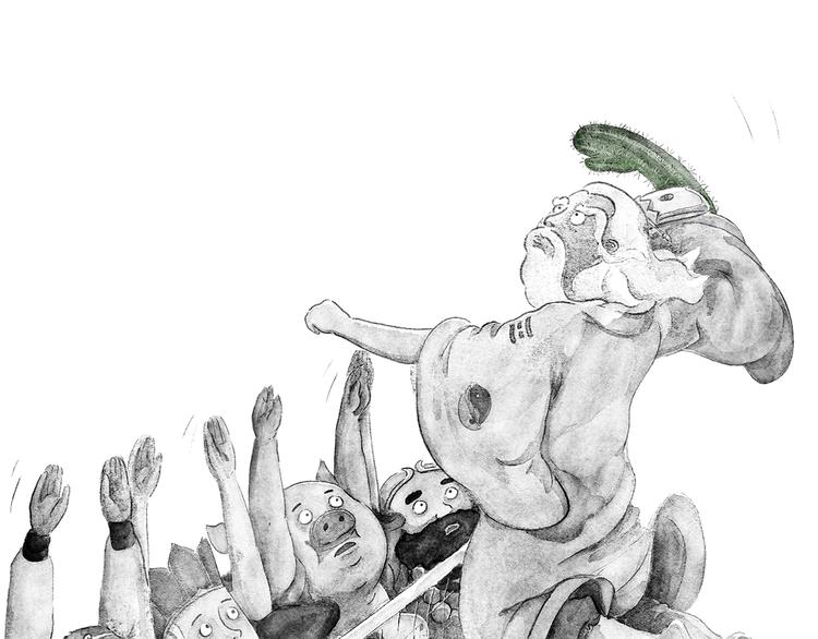 绘心余温漫画,第204话 仙人打球4图
