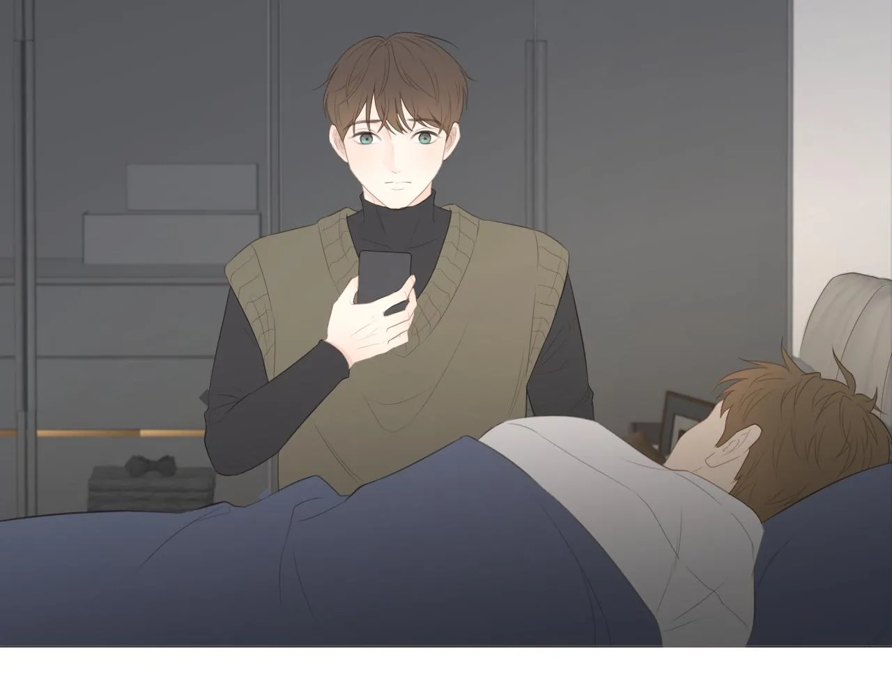初雪的文案高级感漫画,记忆中的温度5图