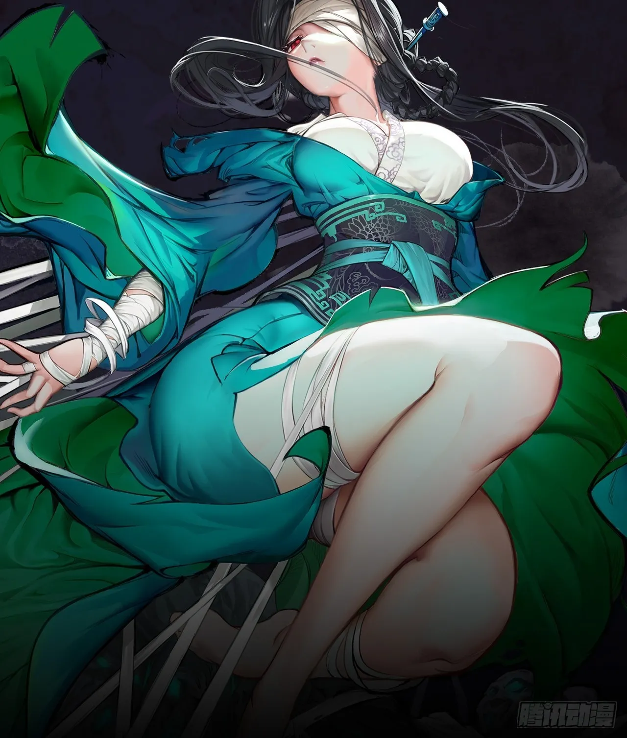 藏锋行女角色美图漫画,伏形大阵1图