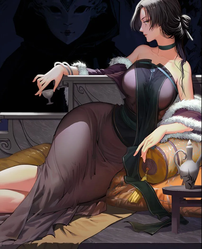 藏锋行女角色美图漫画,221回 陷网鲸鲵1图