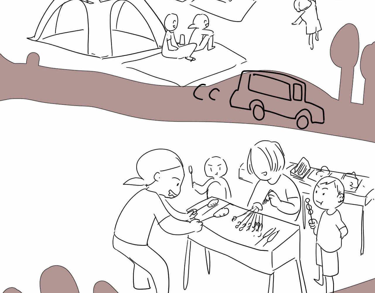 第一次做妈妈的经历漫画,10 国庆节好累+个性2图