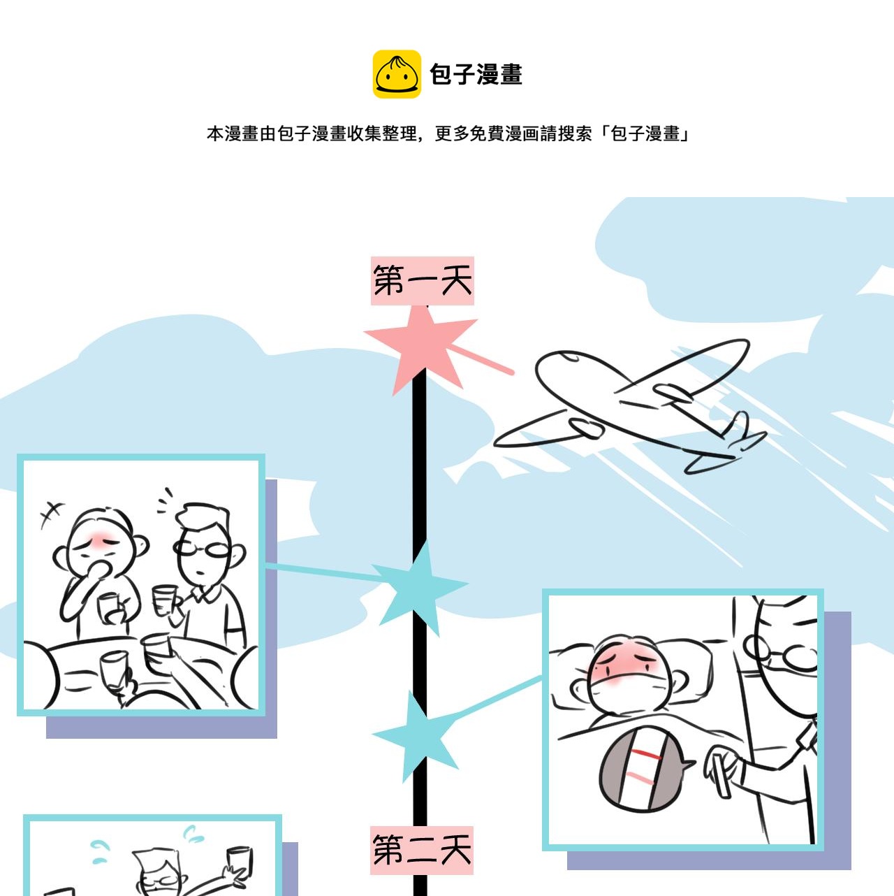 第一次做妈妈的句子漫画,170.爸爸中招了1图