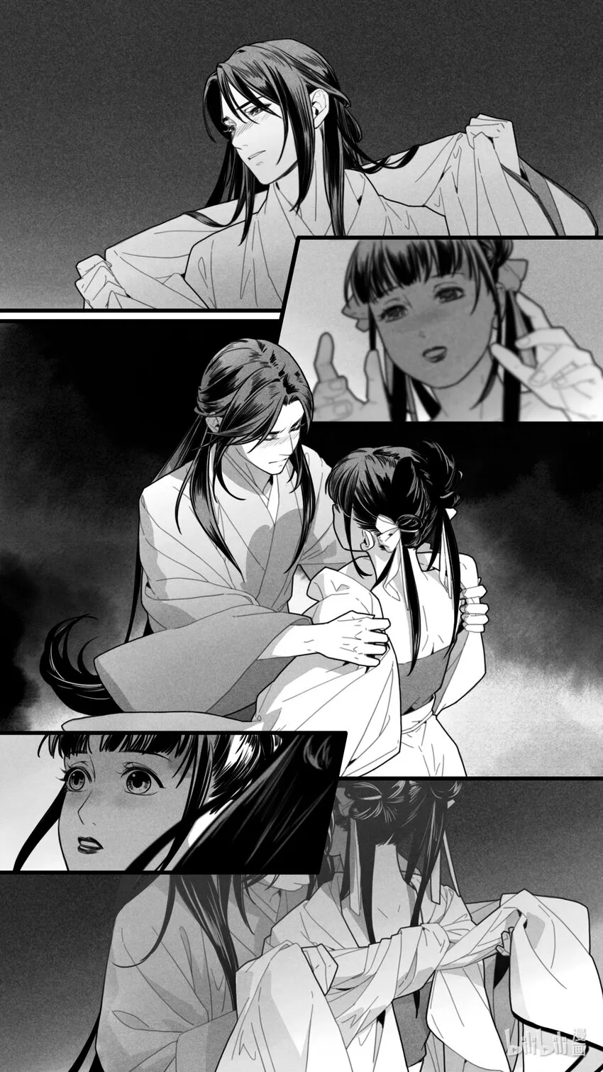 微博漫画,第四话-2 银莲姑娘，对不起。4图